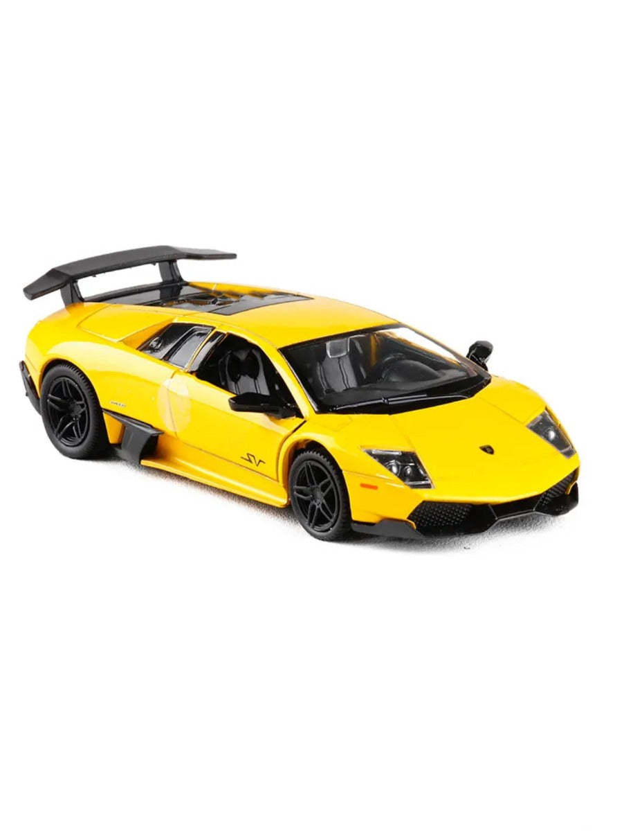 Rc Car Lamborghini Murcielago Sv Remote - Yellow