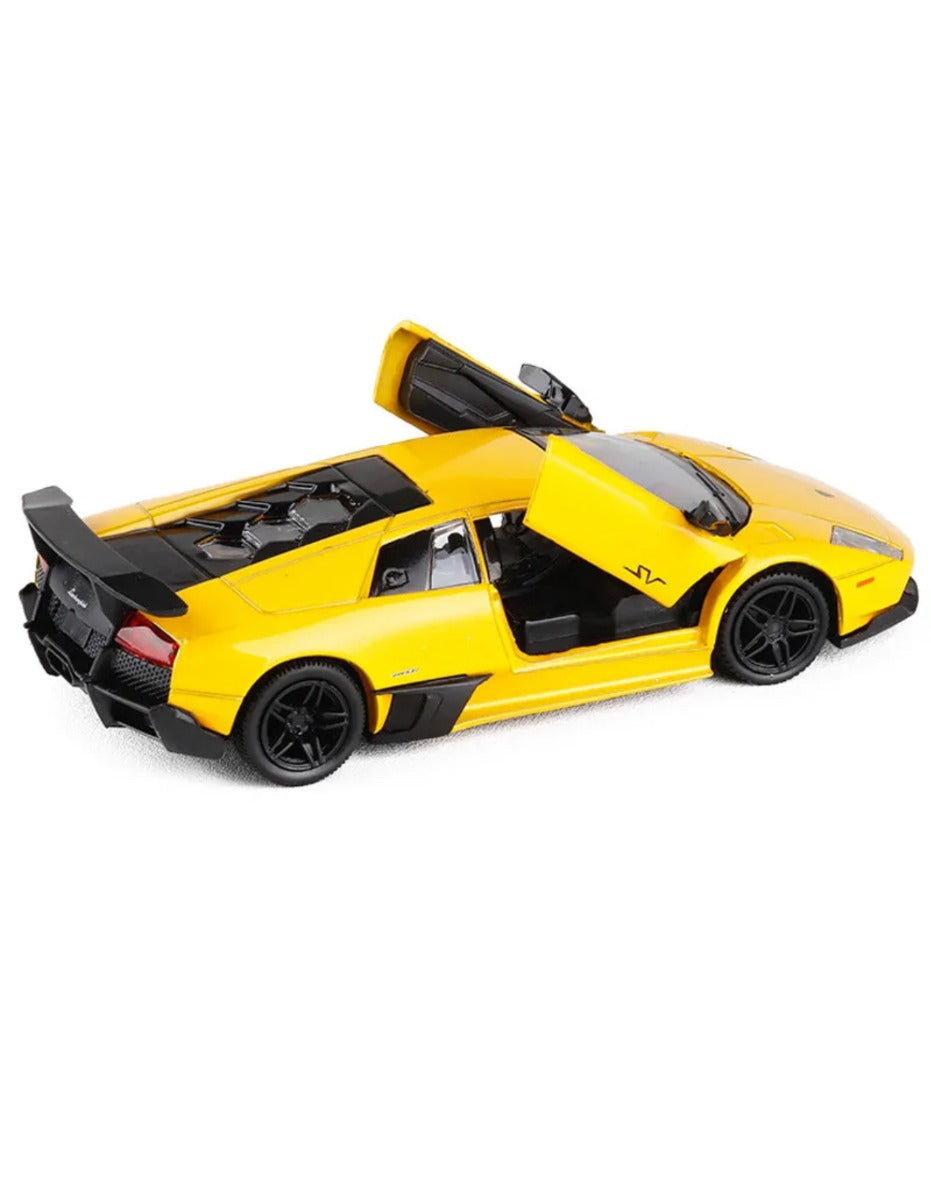 Rc Car Lamborghini Murcielago Sv Remote - Yellow
