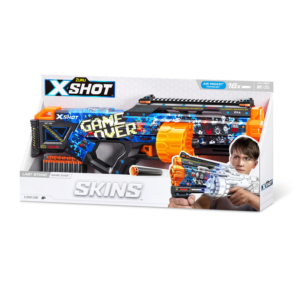 مسدس X-Shot Skins Last Stand – قوة نيران لا تُوقف
