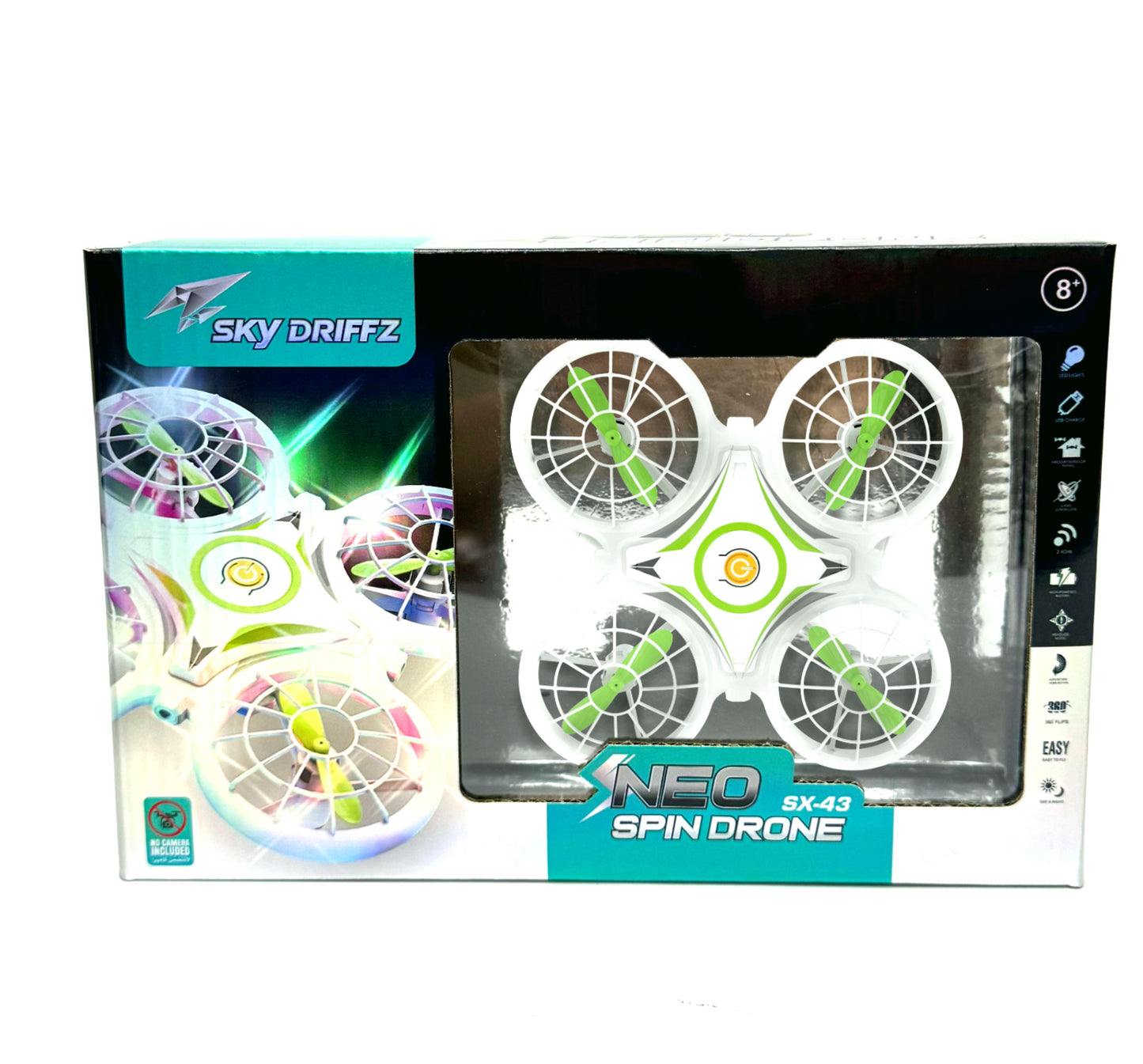 درون Sky Driffz رباعي – تحليق مثير نهاراً وليلاً